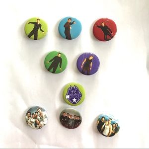 *NSYNC band pins set